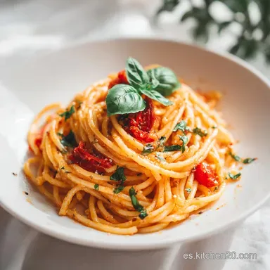 Espagueti Arrabbiata: Receta Tradicional para 4 Raciones Tarjeta de receta