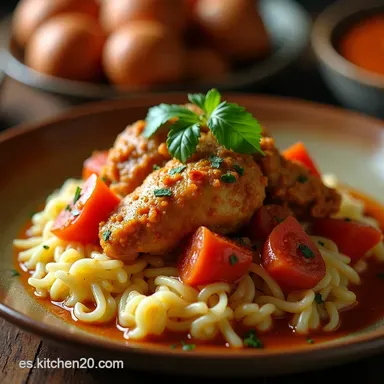 Estofado de Pollo Casero El Guiso de la Abuela F&aacute;cil Tarjeta de receta