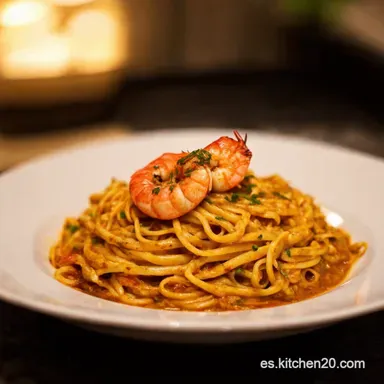 Fideu&aacute; de Sepia Como en Valencia y con Langostinos Tarjeta de receta