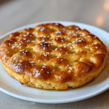 Focaccia Recipe: Corteza Crujiente y Miga Aireada Italiana Tarjeta de receta