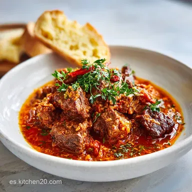 Fricand&oacute; Receta de la Abuela para 4 Raciones Tarjeta de receta