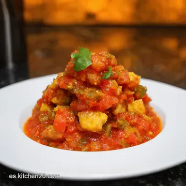 Sabor Caribe&ntilde;o Salsa Picante de Melocot&oacute;n Jerk Tarjeta de receta