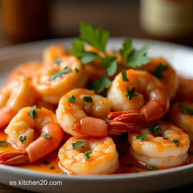 Gambas al Ajillo Marinadas F&aacute;ciles Tu Secreto Mediterr&aacute;neo Tarjeta de receta