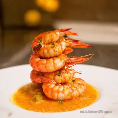 Gambas Ennegrecidas en 15 Minutos Receta Express al Estilo Sevilla Tarjeta de receta