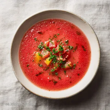 Gazpacho Manchego Receta Abuela para 4 Raciones Tarjeta de receta