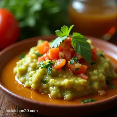 Receta Guasacaca Venezolana La Salsa Cremosa y &Aacute;cida Perfecta Tarjeta de receta