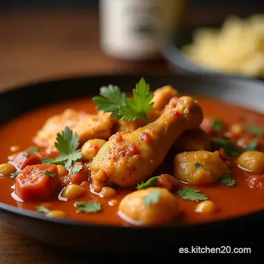 Gumbo de Pollo Nueva Orleans Un Viaje de Sabor Tarjeta de receta