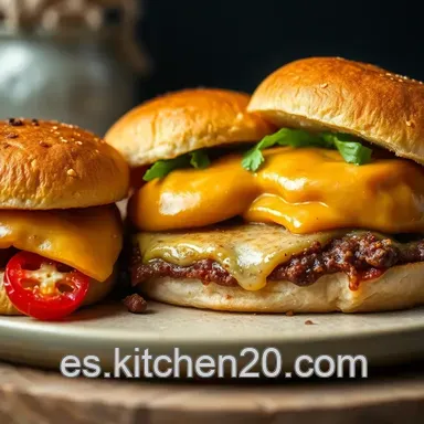 &iexcl;Hamburguesas Caseras de la Abuela! El Secreto Jugoso Tarjeta de receta