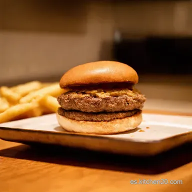 La Mejor Receta de Hamburguesas Caseras Jugosas y F&aacute;ciles Tarjeta de receta