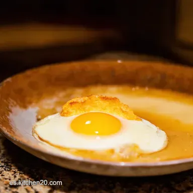 Como Hacer Huevo Poch&eacute; Perfecto El Secreto de la Yema L&iacute;quida Tarjeta de receta