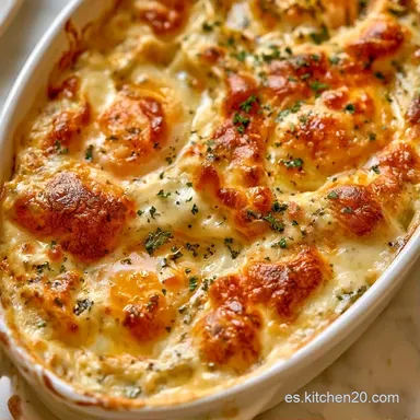 Huevos Con Bechamel para 4 Personas Tarjeta de receta