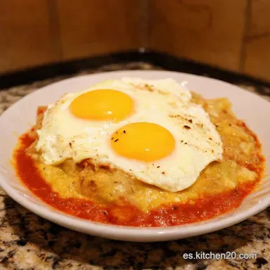 Huevos Rancheros Aut&eacute;nticos Mi Secreto para el Desayuno Perfecto Tarjeta de receta
