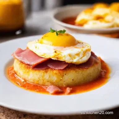 Huevos Rotos con Jam&oacute;n La Receta F&aacute;cil que Triunfa Tarjeta de receta