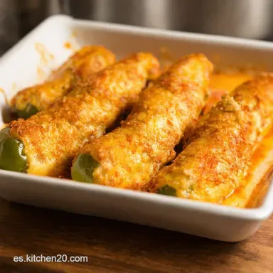 Jalape&ntilde;o Poppers al Horno F&aacute;ciles y Cremosos Tarjeta de receta