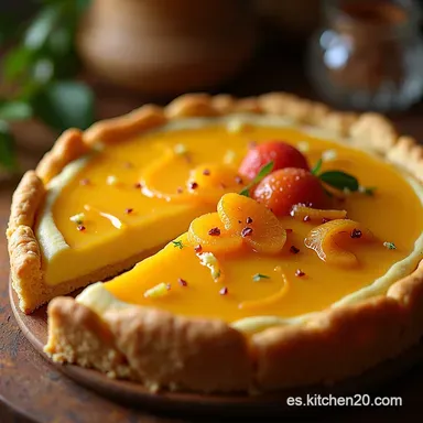 Tarta de Casta&ntilde;as Cremosa con Base de Almendra Receta Oto&ntilde;o Tarjeta de receta