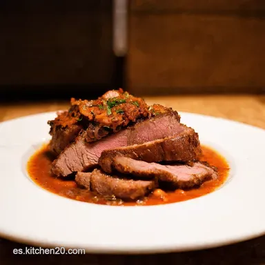 Lomo de Cerdo Adobado Casero Aut&eacute;ntico y F&aacute;cil Tarjeta de receta