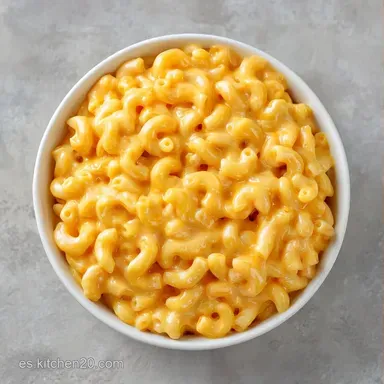Macarrones Con Queso en 25 Minutos Tarjeta de receta