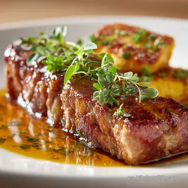 Marinada de chuleta de cerdo: Sabor intenso y jugosidad garantizada Tarjeta de receta