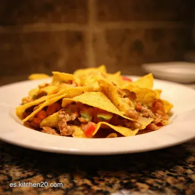 Mikes Nachos de Madrugada La Fiesta a Medianoche Tarjeta de receta