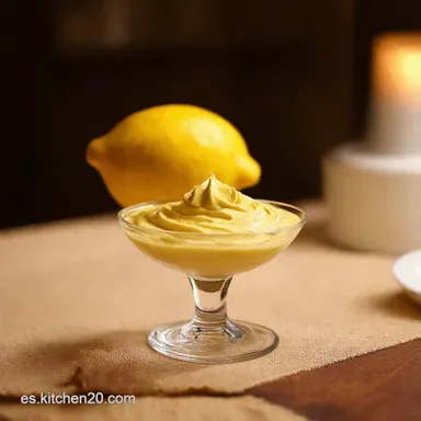 Mousse de Lim&oacute;n F&aacute;cil Cremosa y Refrescante en un Tris Tarjeta de receta