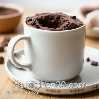 Mug Cake de Chocolate Express: &iexcl;Tu Antojo en 3 Minutos! Tarjeta de receta