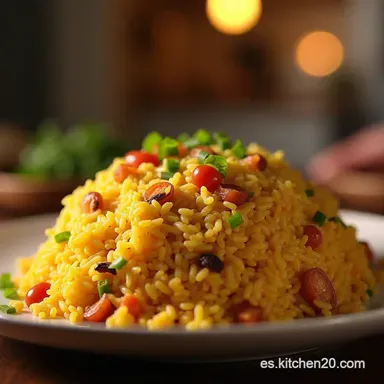 Nasi Goreng Arroz Frito Indonesio Aut&eacute;ntico en 30 Minutos Tarjeta de receta