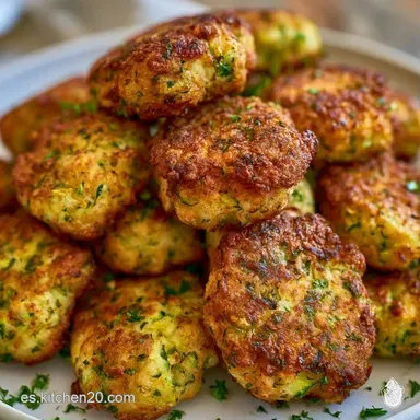 Nuggets de Calabacín con Parmesano Tarjeta de receta