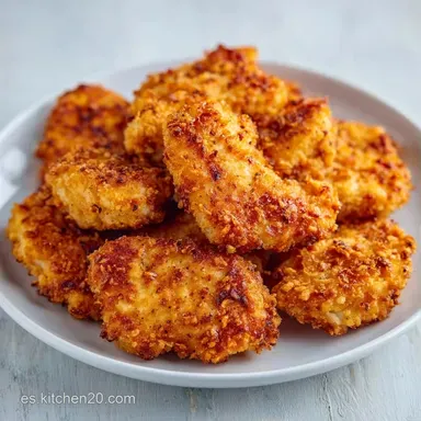 Nuggets de Pollo Crujientes Tarjeta de receta
