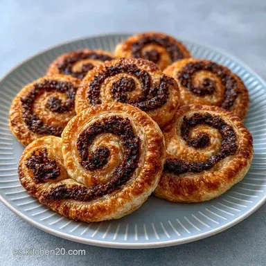 Palmeritas De Hojaldre Y Tapenade 22min Tarjeta de receta