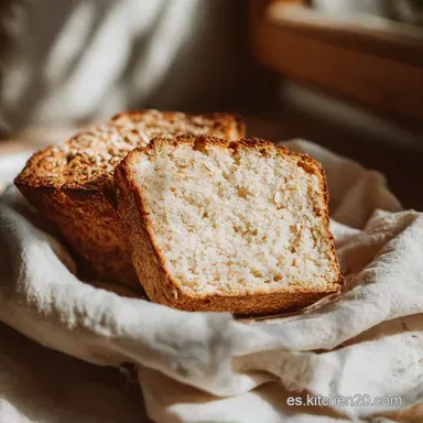Pan de Arroz Sin Gluten Receta: Corteza Quebradiza y Miga Aireada Tarjeta de receta