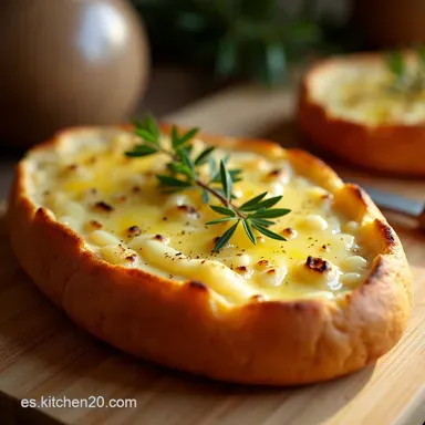 Pan de Avena Casero Receta F&aacute;cil con Ajo Queso y Or&eacute;gano Tarjeta de receta
