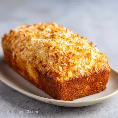 Pan de Coco: Miga Suave y Dorada Tarjeta de receta