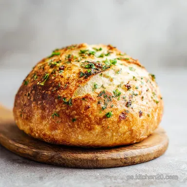 Pan de Hierbas: Miga Aterciopelada Tarjeta de receta