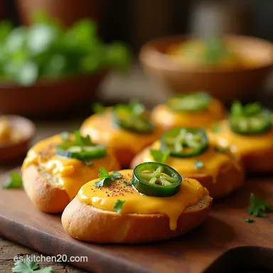 Receta de Pan de Horno Holand&eacute;s con Jalape&ntilde;o y Cheddar F&aacute;cil y Crujiente Tarjeta de receta