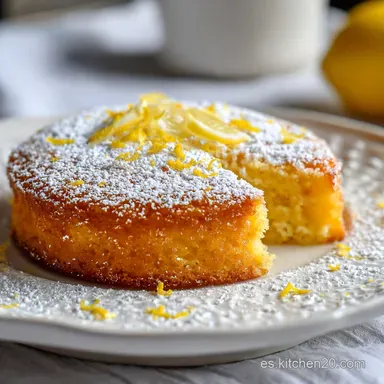 Pastel de Lim&oacute;n: Relleno Aterciopelado Tarjeta de receta