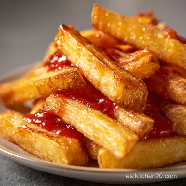 Recetario Freidora Aire PDF: &iexcl;Patatas Bravas Crujientes Ya! Tarjeta de receta