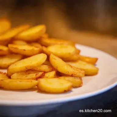 Patatas Fritas Saludables al Horno El Truco Crujiente Tarjeta de receta