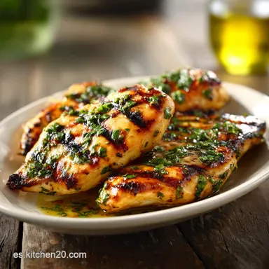 Receta F&aacute;cil con Pechugas de Pollo en 15 Minutos Tarjeta de receta