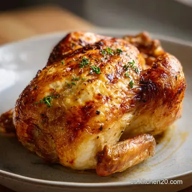 Receta de El Comidista con Pollo Asado para 4 Tarjeta de receta