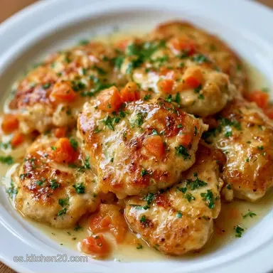 Pollo En Salsa para 4 Personas Tarjeta de receta