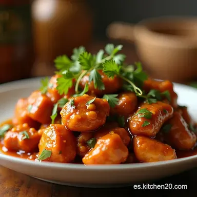 Pollo Hunan Aut&eacute;ntico Mi Receta Picante Favorita Tarjeta de receta