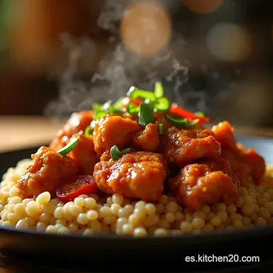 Receta Pollo Hunan Picante Crujiente F&aacute;cil y Casero Tarjeta de receta