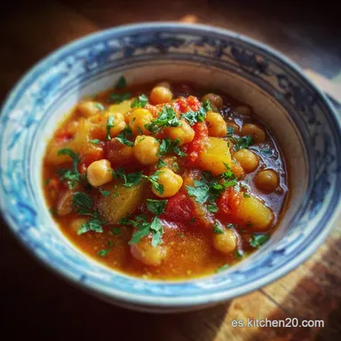 Potaje de Garbanzos Recipe: Andaluz Style Tarjeta de receta