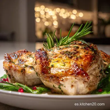 Pularda Rellena para 8 Raciones Asada Tarjeta de receta