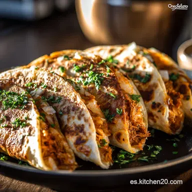 Quesabirria Tacos Receta aut&eacute;ntica para unos tacos crujientes Tarjeta de receta