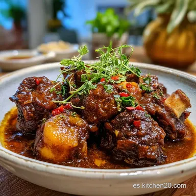 Rabo de Toro a la Cordobesa para 4 raciones Tarjeta de receta