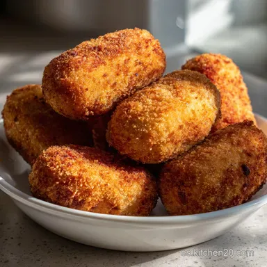 Receta Croquetas de Pollo: Bechamel Cremosa, Lista en 40 Min