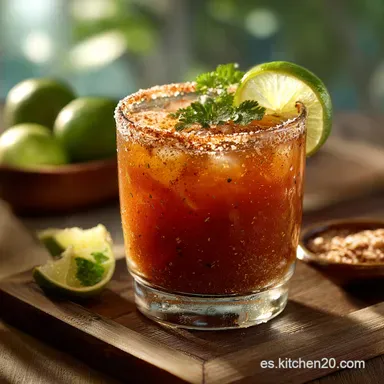 Michelada Receta aut&eacute;ntica mexicana con Clamato en 5 minutos Tarjeta de receta