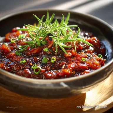 Salsa Gochujang casera: la receta esencial de umami coreano picante Tarjeta de receta