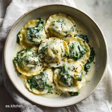 Ravioli Recipes para 6 Porciones Tarjeta de receta